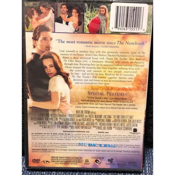 The Time Traveler's Wife (DVD, 2010) NEW Sealed - Picture 2 of 2